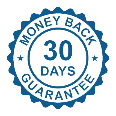 30-day money-back guarantee badge icon