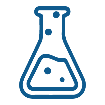 icon representing science-backed ingredients with a checkmark